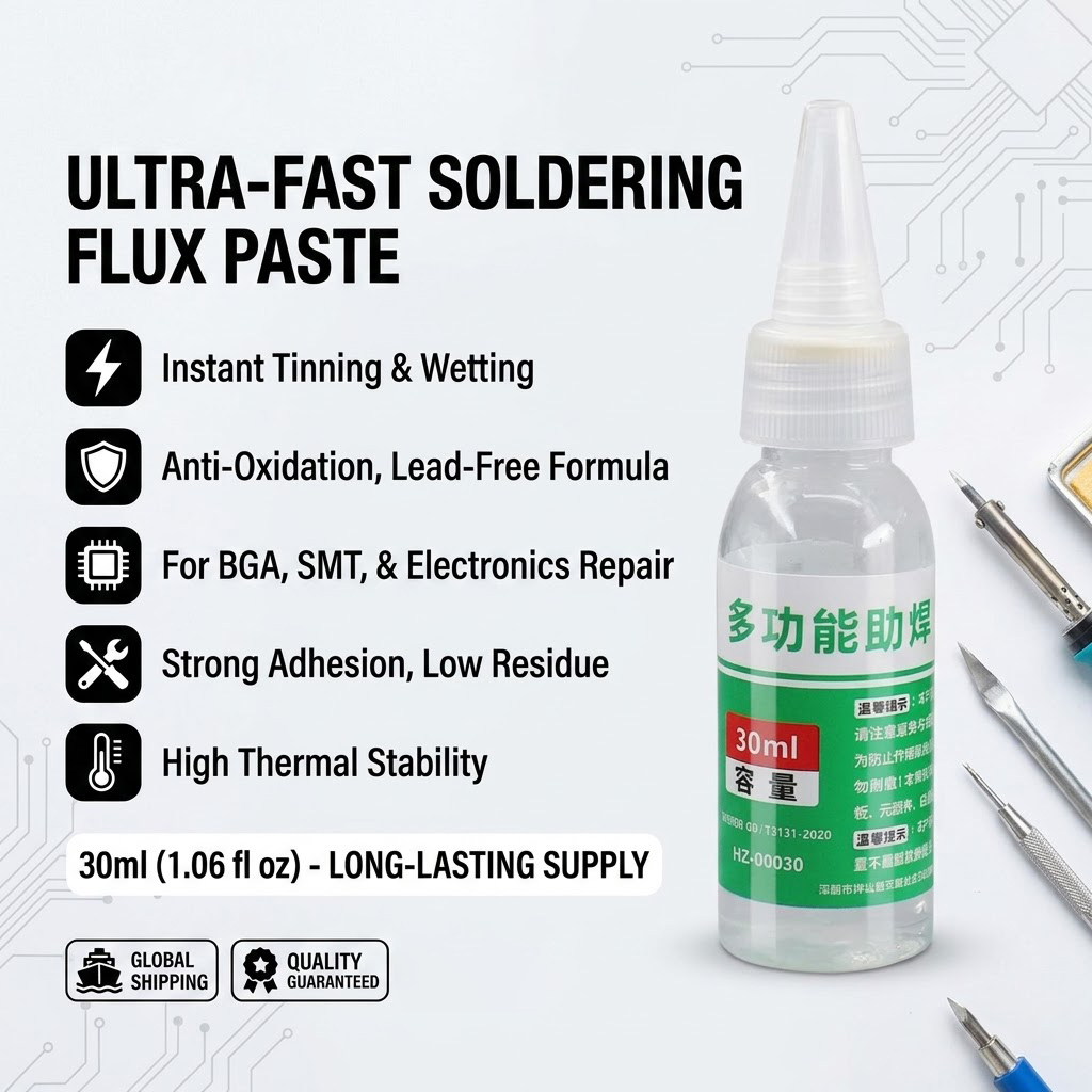 Soldering Flux Liquid - Fluxo de Solda Líquido Multifuncional 30ml/50ml