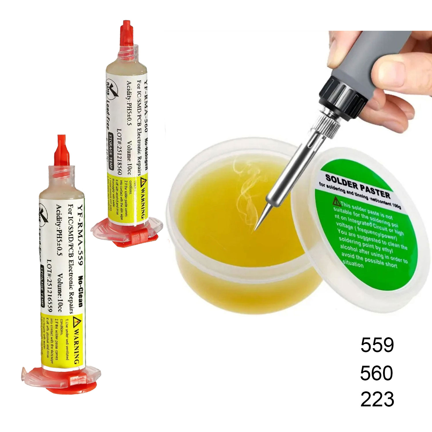 Soldering Flux Liquid - Fluxo de Solda 559 560 223