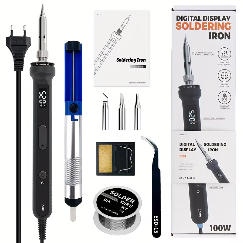 Electronics Repair Tools - Kit de ferro de solda digital