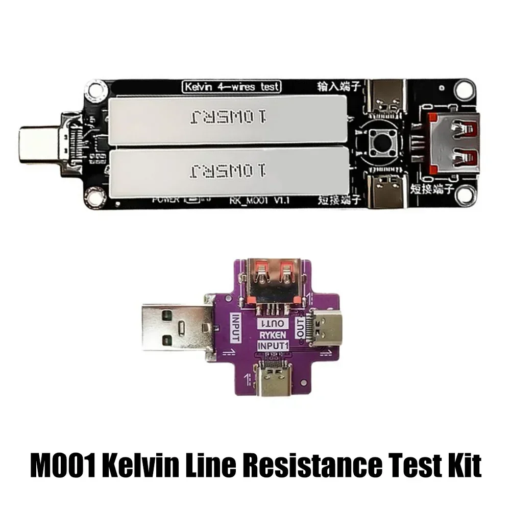Electronics Repair Bench - Kelvin resistência tipo-c medidor de energia