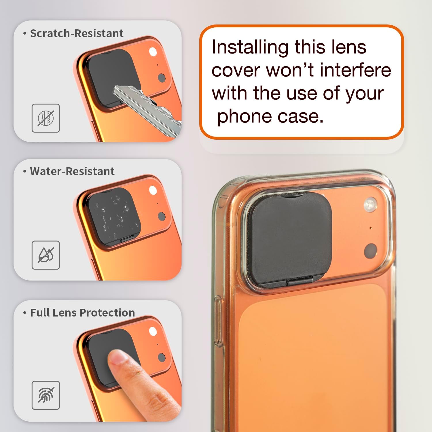 Capa Protetora de Lente de Câm - Back Cover Adhesive avaliação e preço
