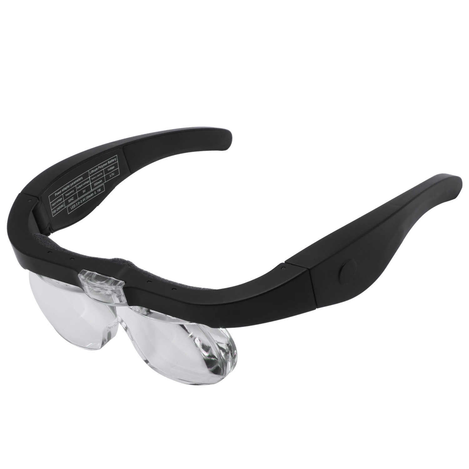 Lupa lupa 1.5x 2.5x 3.5x 5.0x  - Electronics Repair Glasses avaliação e preço